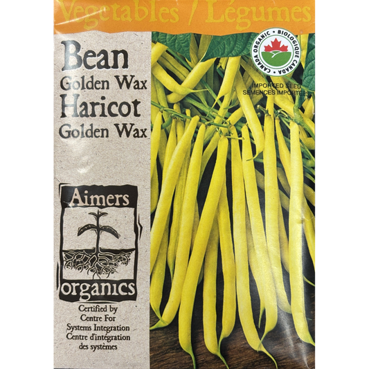 Aimers Organics Beans Golden Wax Pkg.