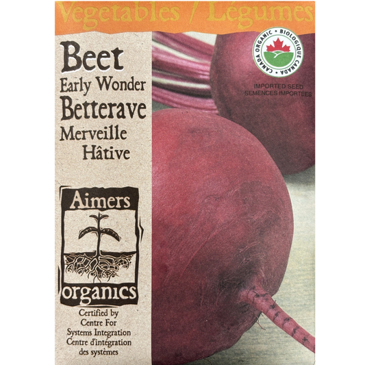 Aimers Organics Beet Early Wonder Pkg.