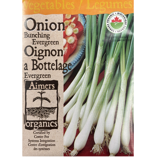 Aimers Organics Onion Bunching Evergreen Pkg.