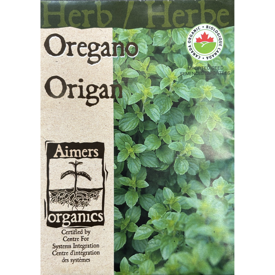 Aimers Organics Herb Oregano Pkg.