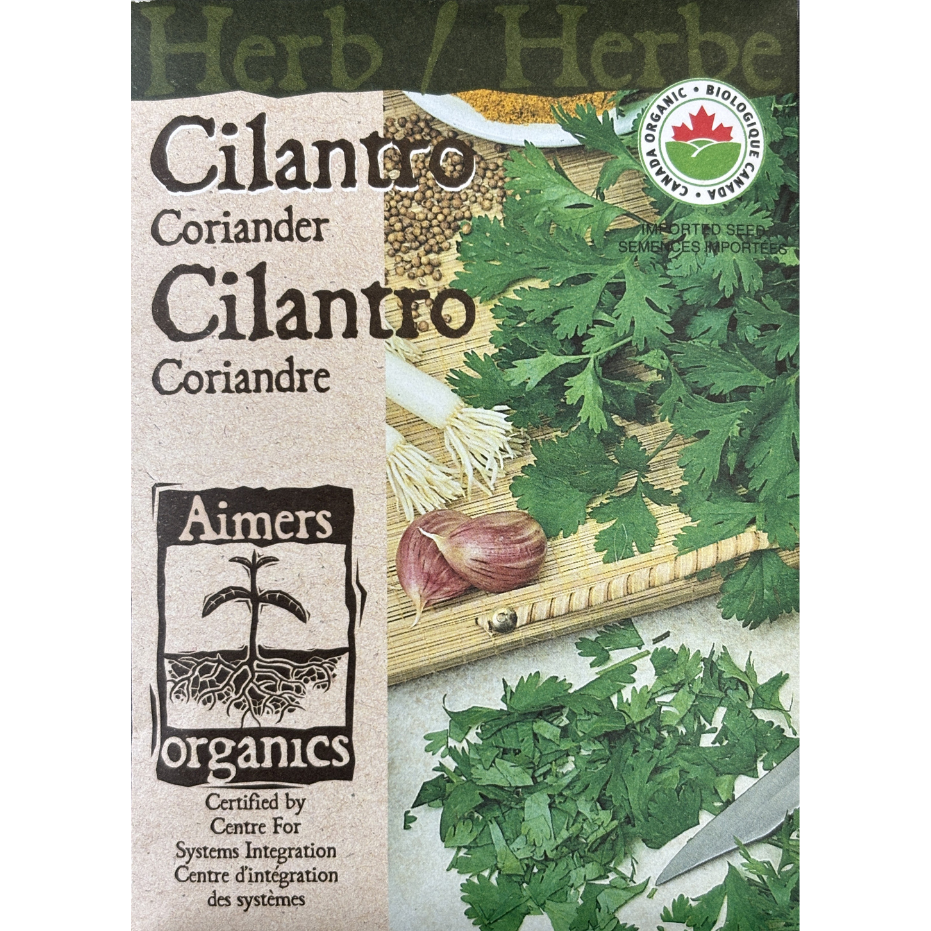 Aimers Organics Herb Cilantro/Coriander Pkg.