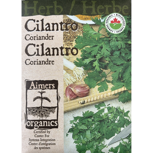 Aimers Organics Herb Cilantro/Coriander Pkg.