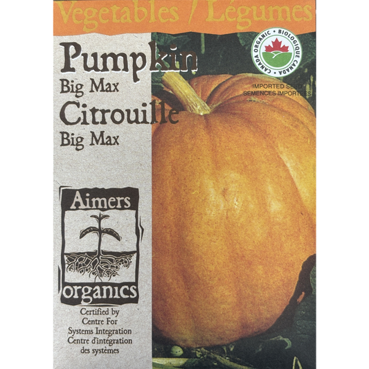 Aimers Organics Pumpkin Big Max Pkg.