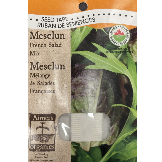 Aimers Organics Seed Tape Mesclun French Salad Mix Pkg.