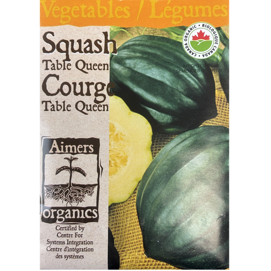Aimers Organics Squash Table Queen Pkg.