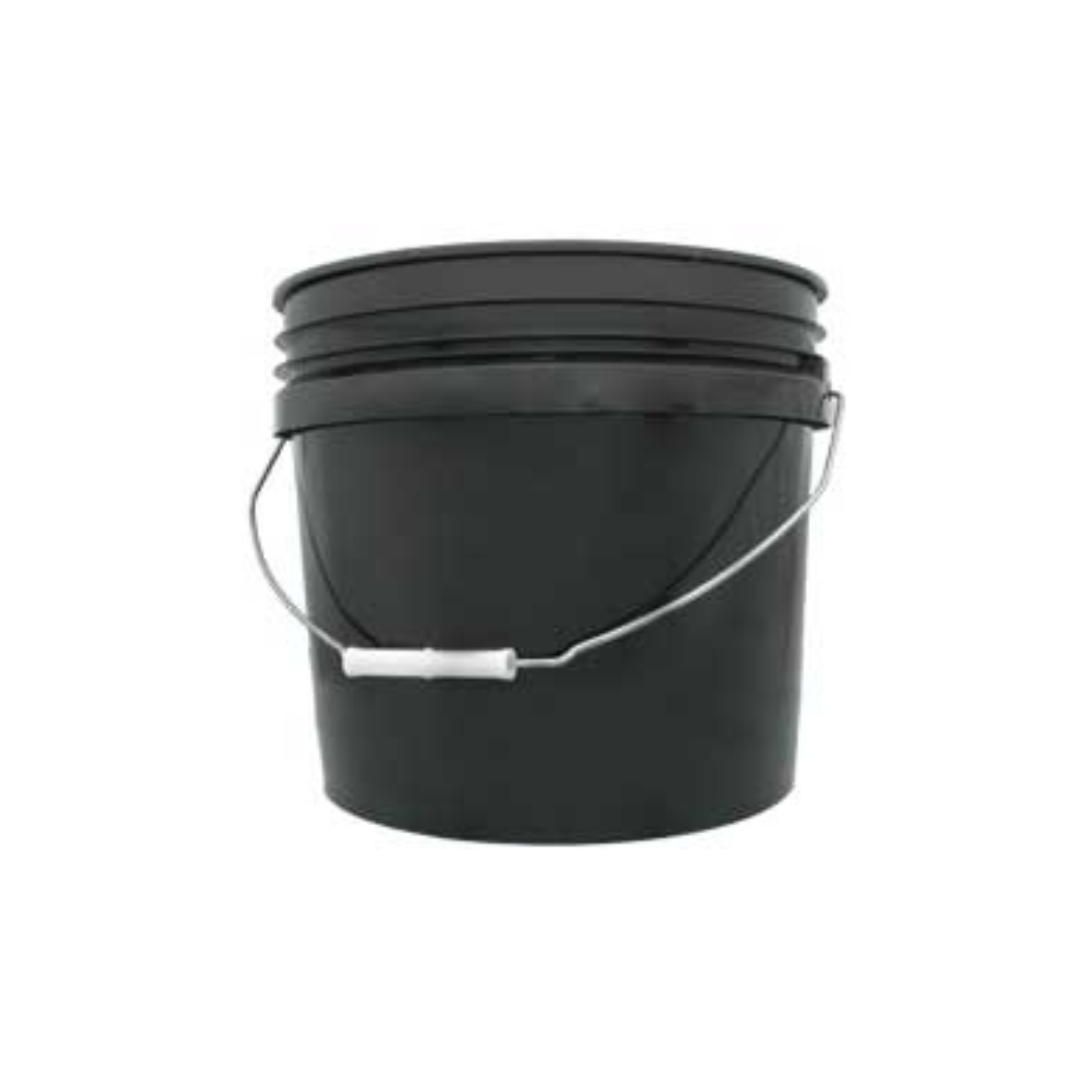 Black Plastic Buckets