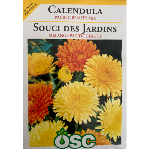 OSC Seeds Calendula Pacific Beauty Mix Pkg