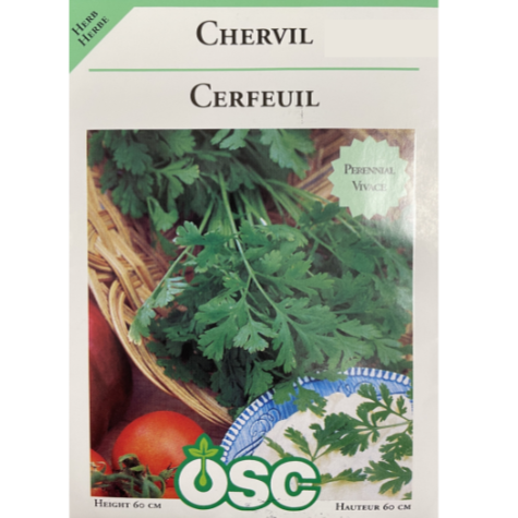 OSC Herb Seeds Chervil Pkg.