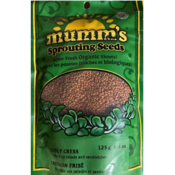 Mumm's Sprouts Curly Cress Microgreens 125g