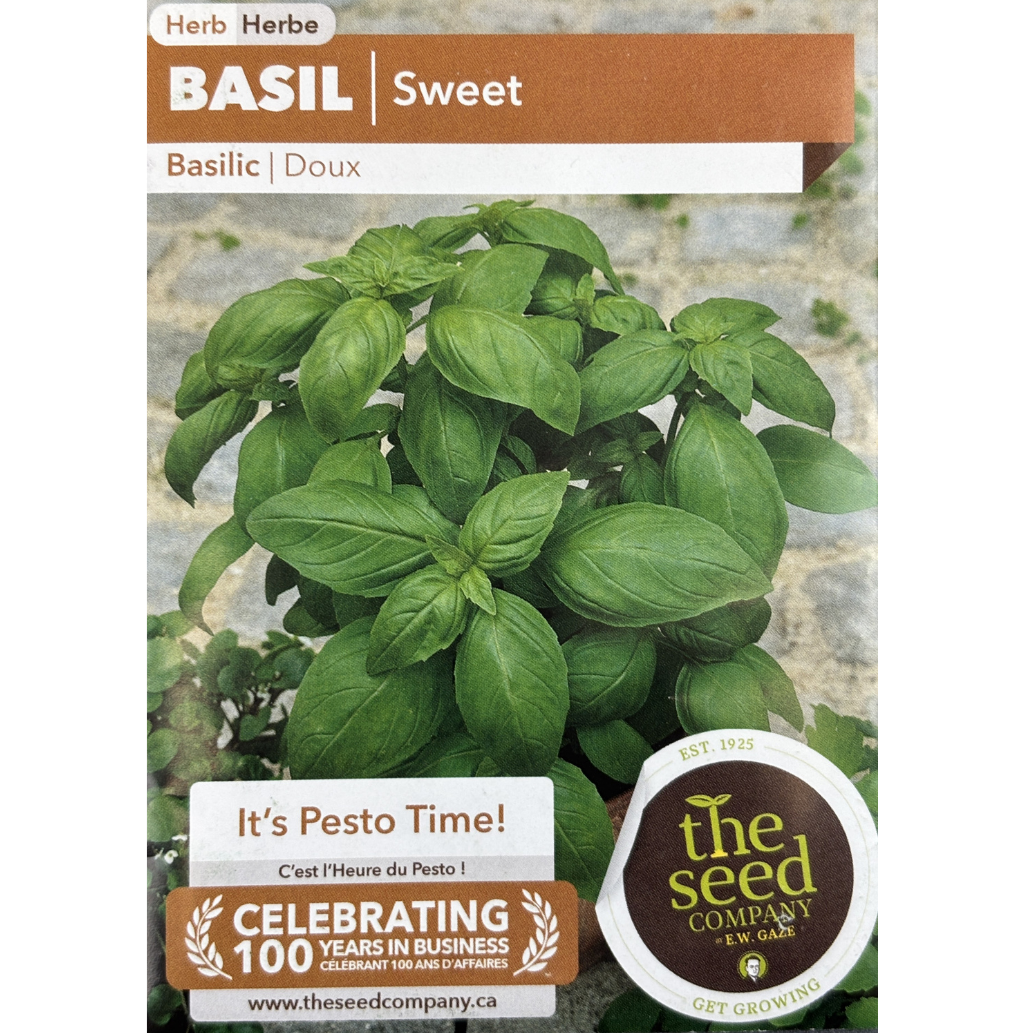E.W. Gaze Herb Basil Sweet Pkg.
