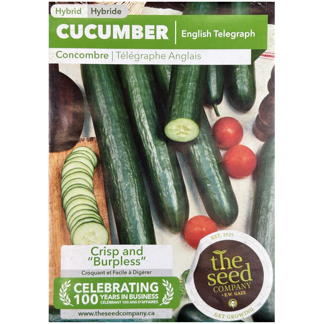 E.W. Gaze Cucumber English Telegraph Pkg.