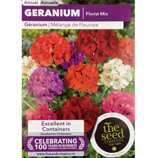 E.W. Gaze Geranium Florist Mix Pkg.