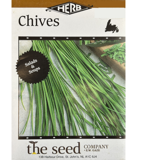 E.W. Gaze Herb Chives Pkg.