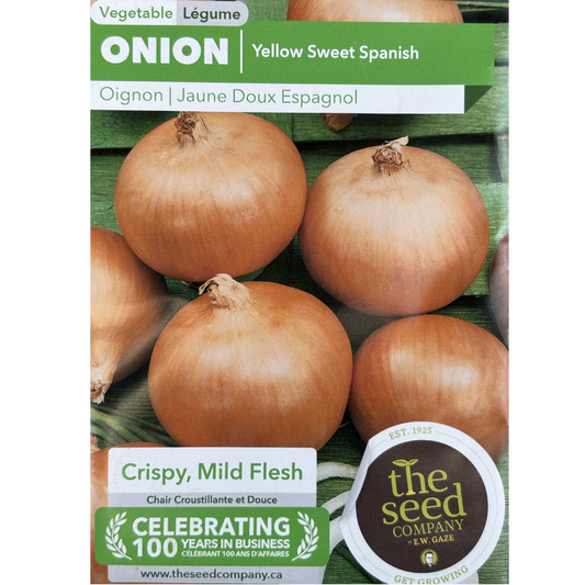 E.W. Gaze Onion Spanish Yellow Sweet Pkg.