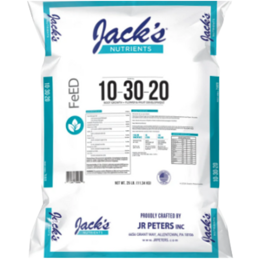 Jack's Professional Water Soluble Fertilizer 10-30-20