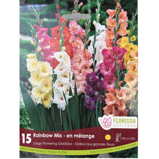 Bulbs Gladiolus Rainbow Mix 15/Pkg.
