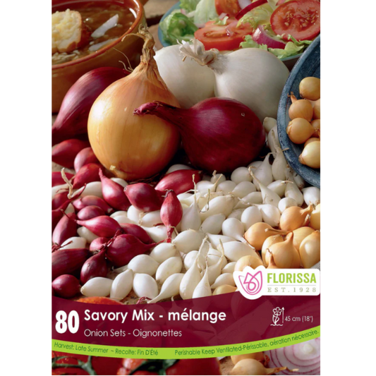 Bulbs Onion Sets Savory Mixed 80/Bag
