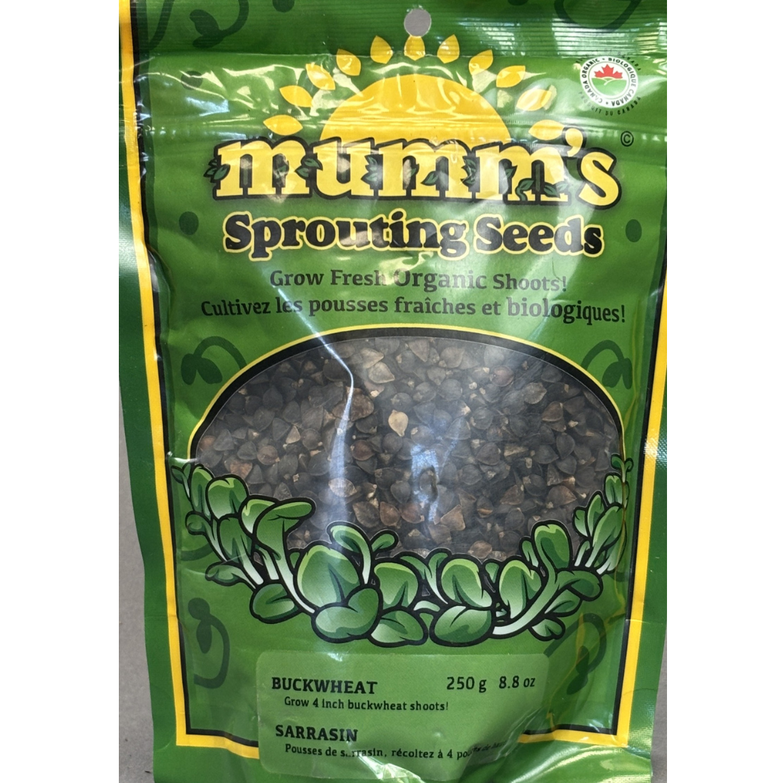 Mumm's Sprouts Buckwheat Microgreens