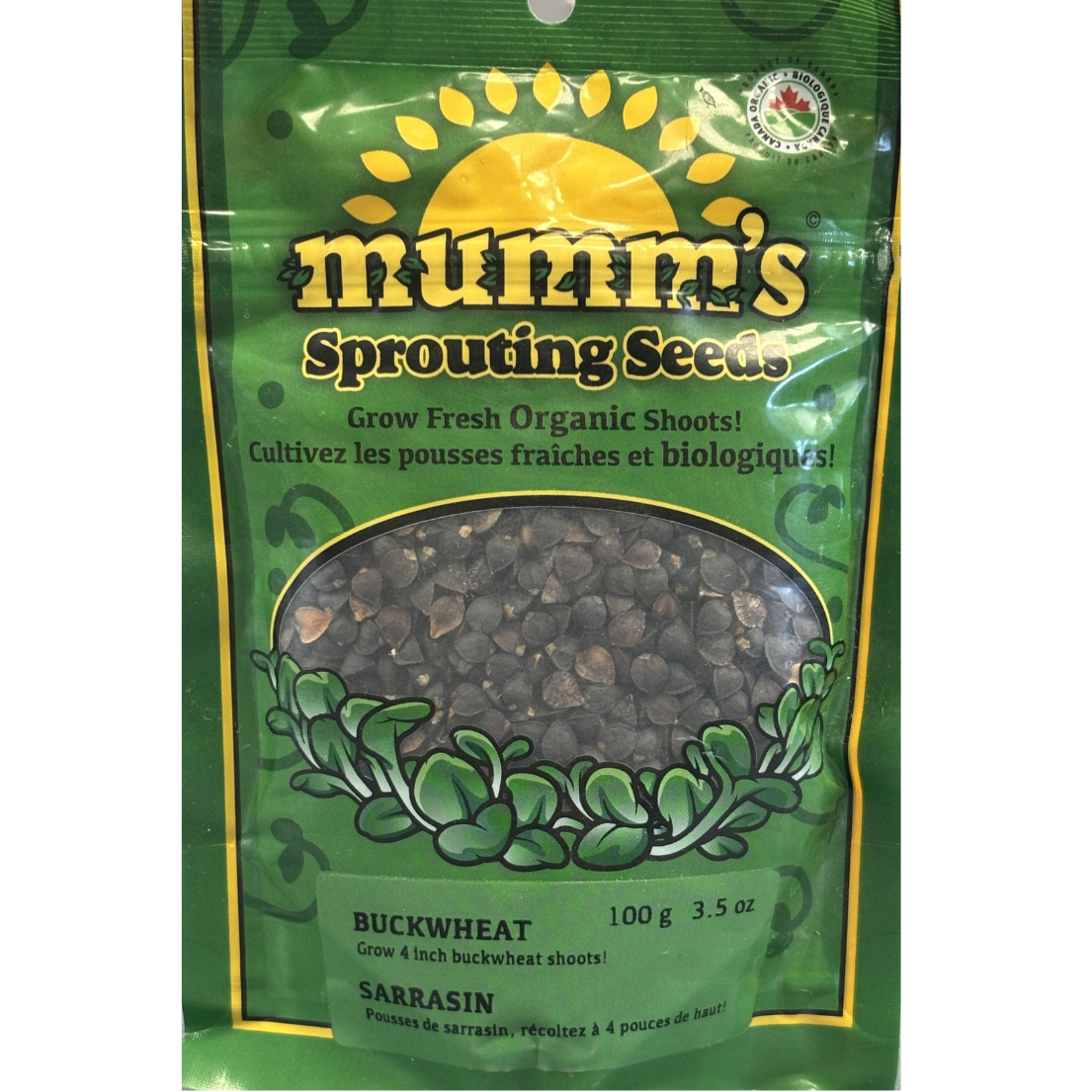 Mumm's Sprouts Buckwheat Microgreens