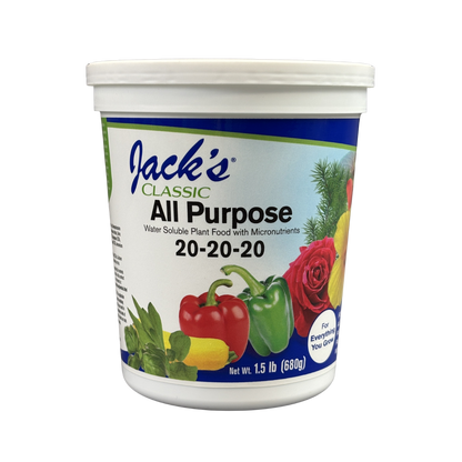 Jack's Classic All Purpose Fertilizer 20-20-20