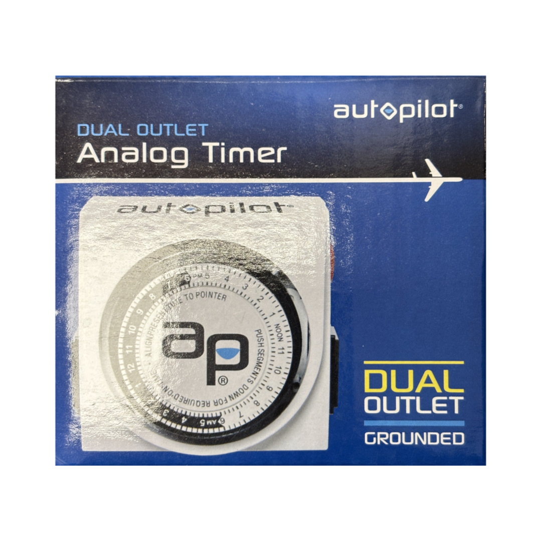 Analog Timer Dual Outlet
