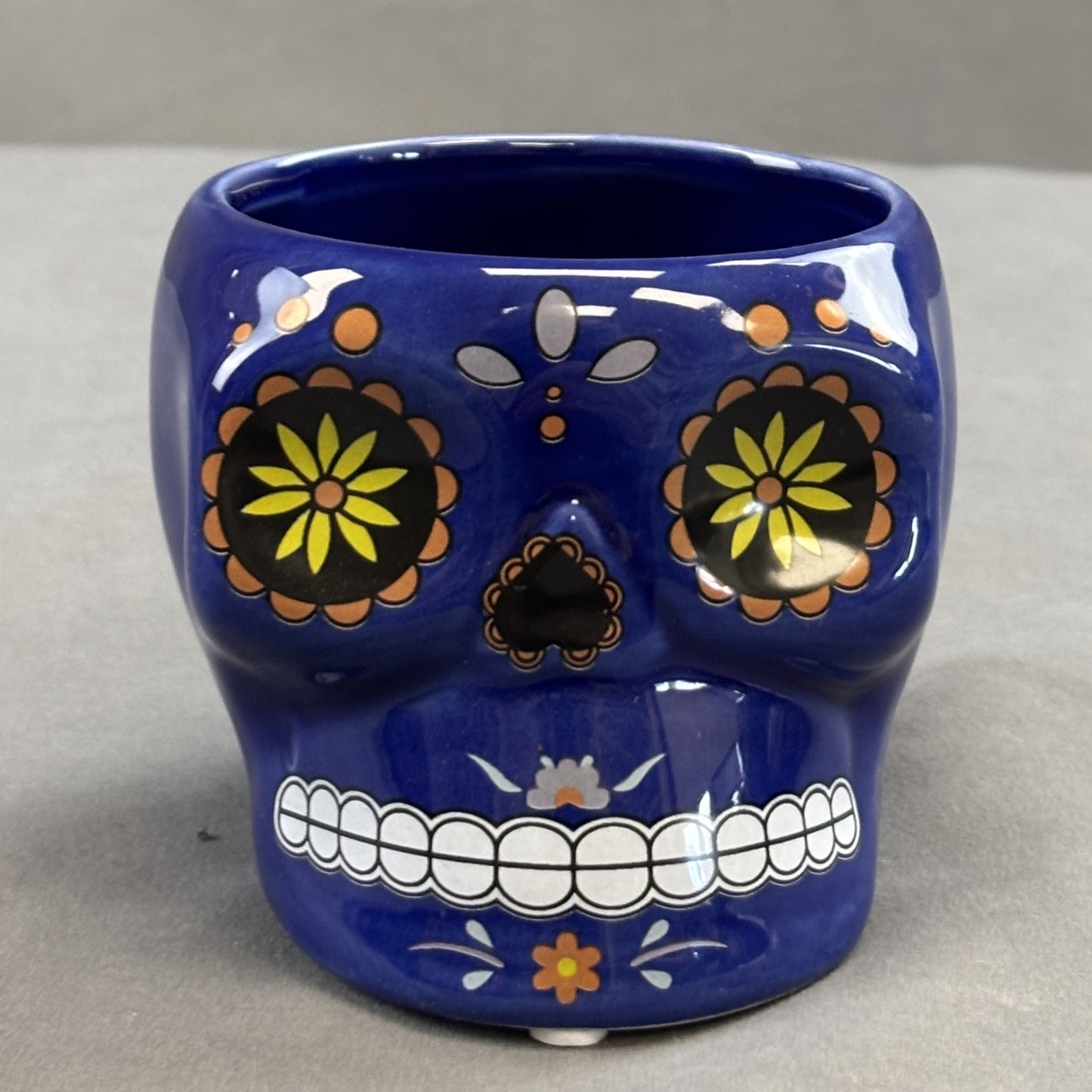 Sugar Skull Pot