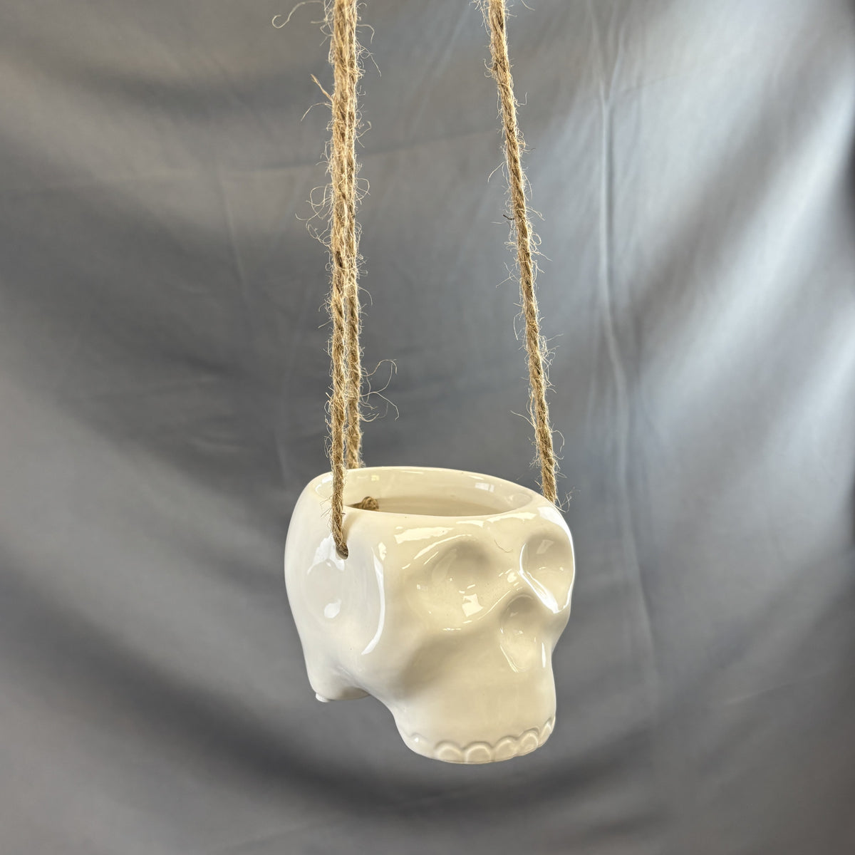 Pot Haunted Hanging Skull