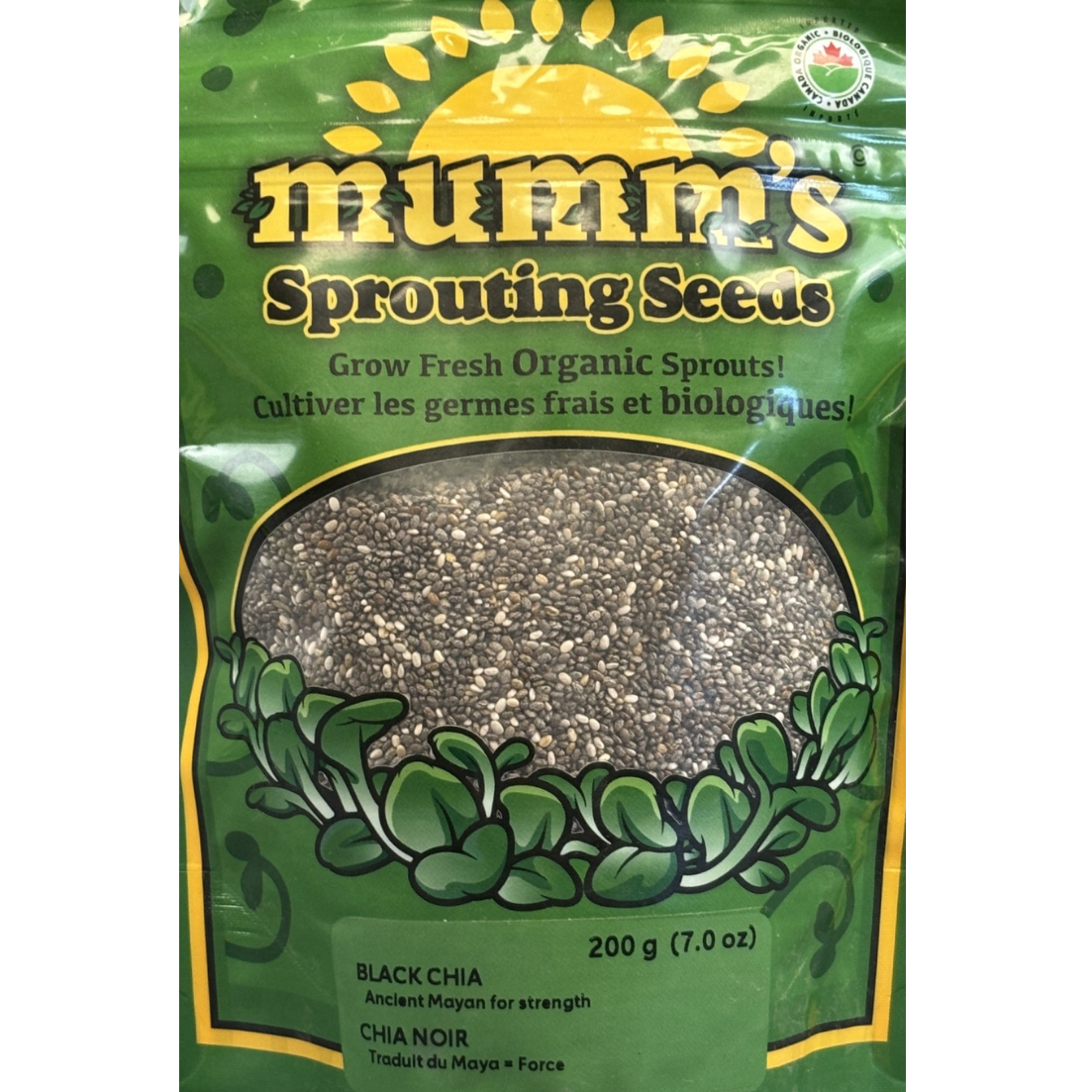 Mumm's Sprouts Chia Black