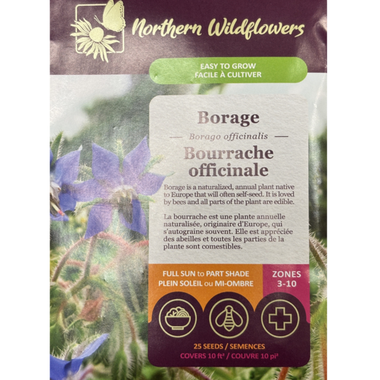Northern Wildflowers Borage Pkg.