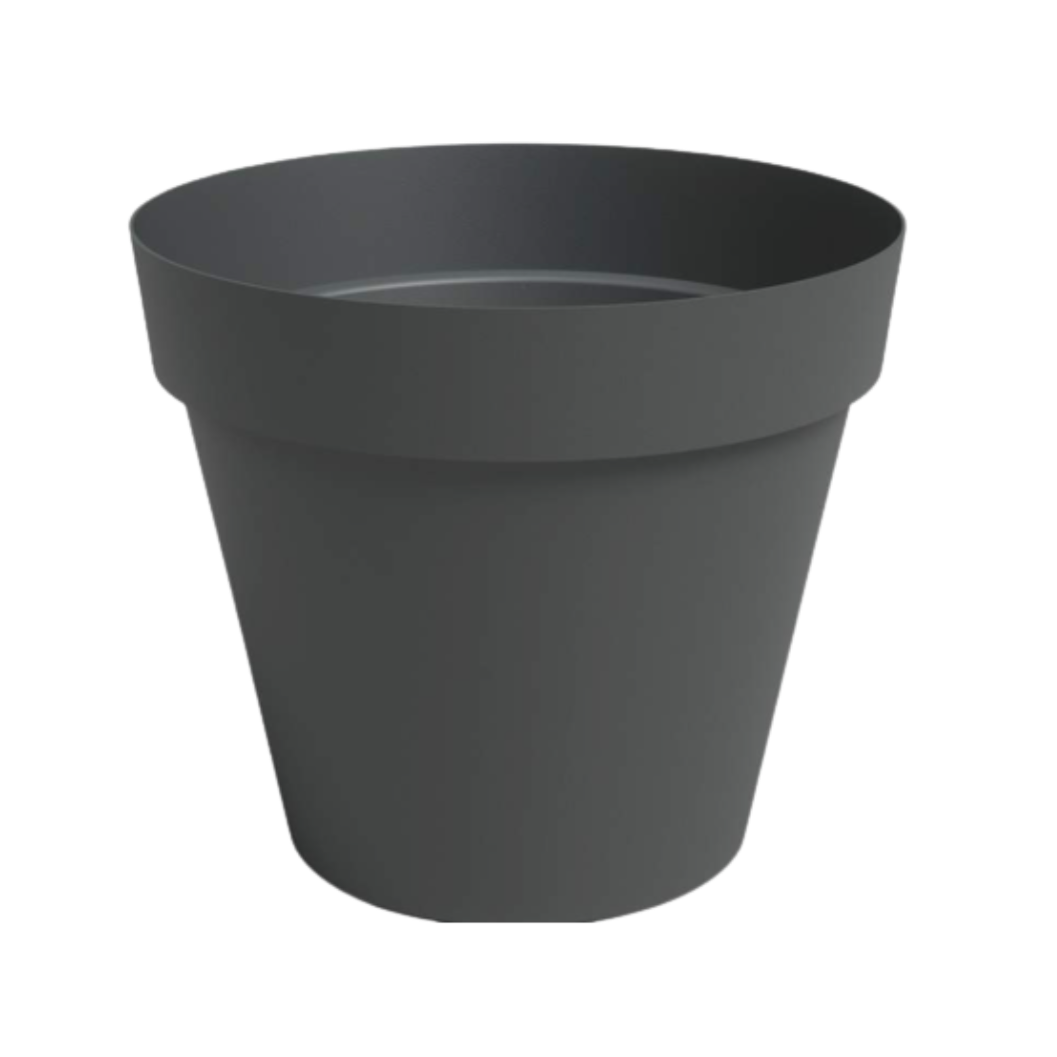 Pot Plastic Capri Anthracite