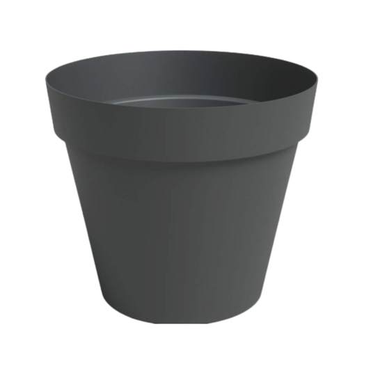Pot Plastic Capri Anthracite
