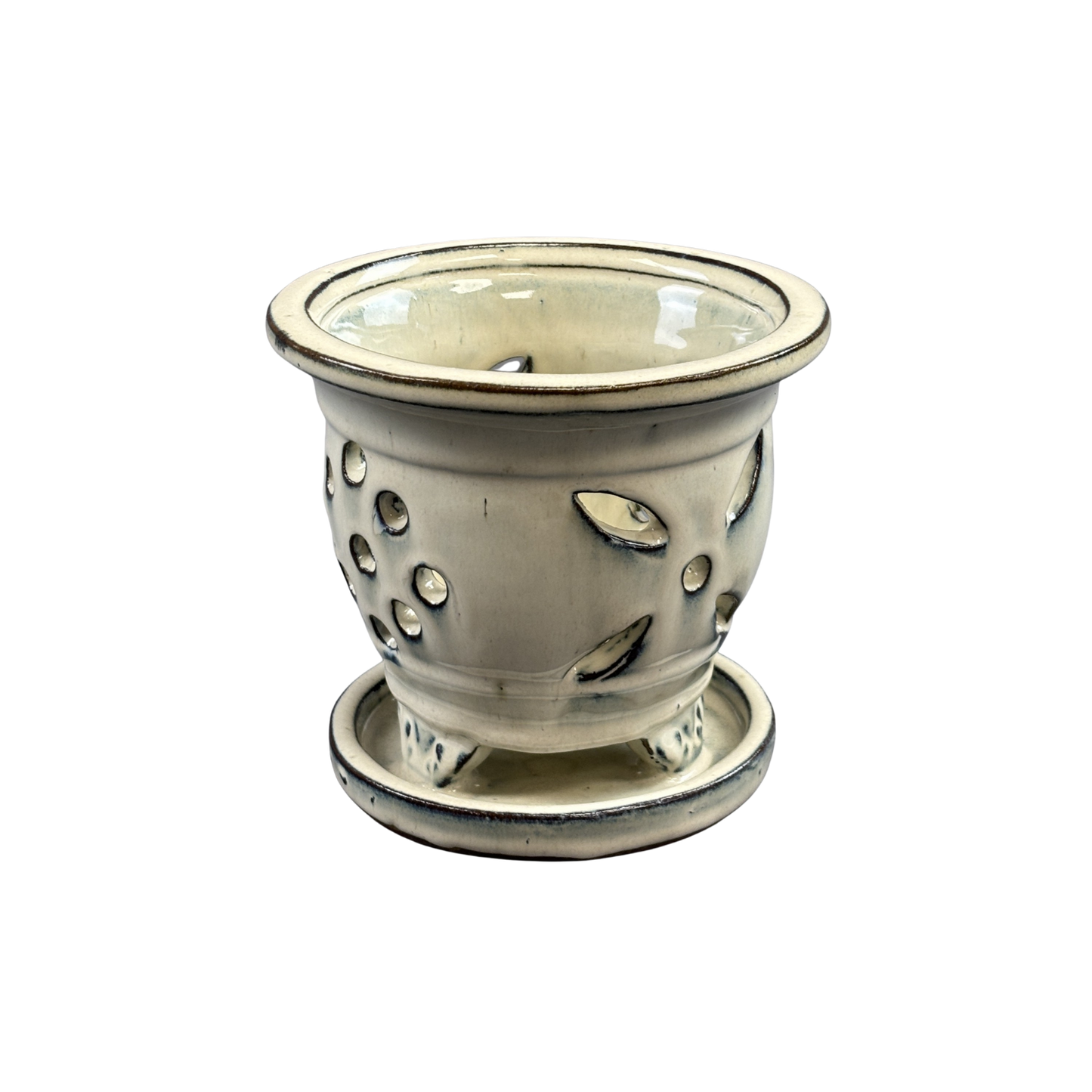 Orchid Pot with Saucer