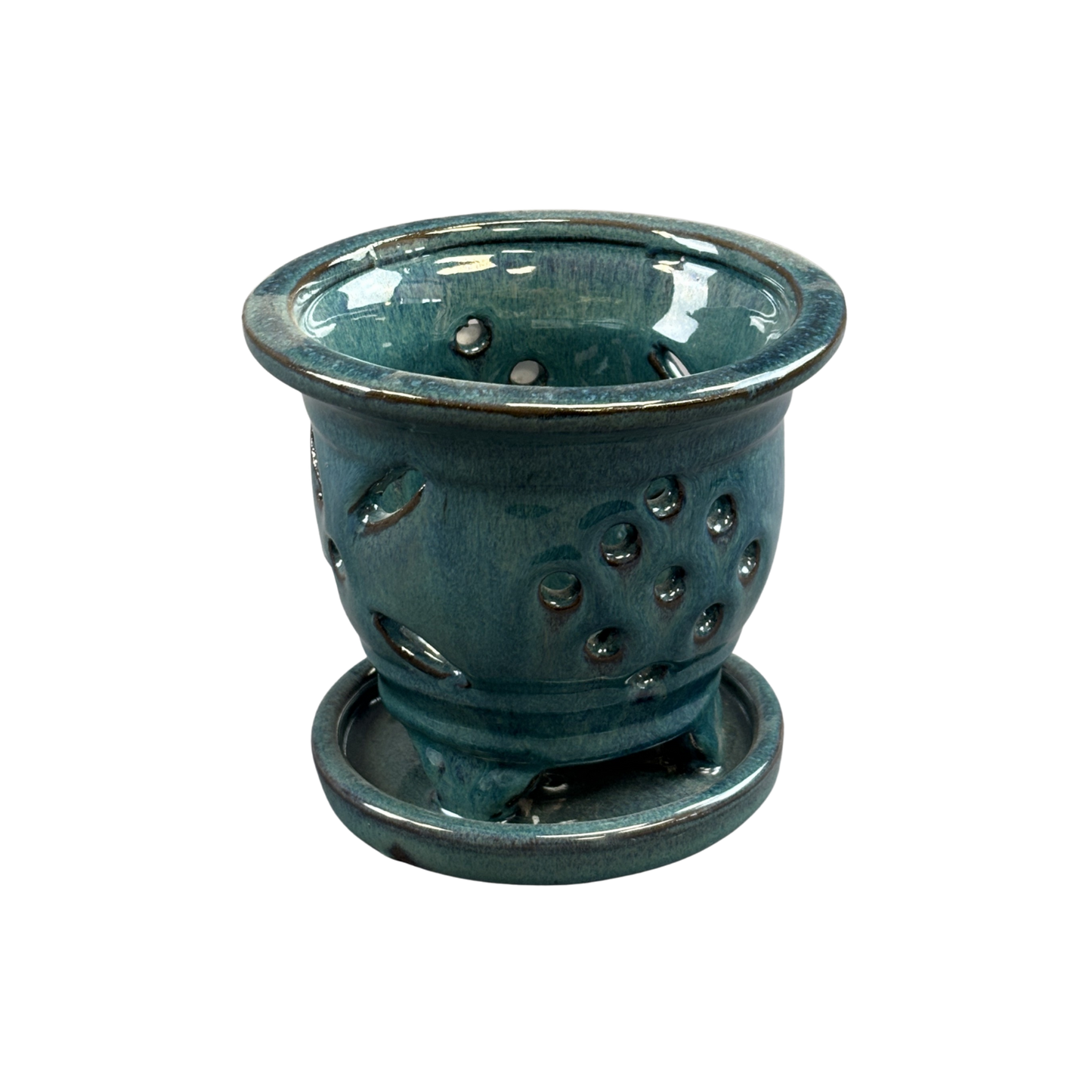 Orchid Pot with Saucer