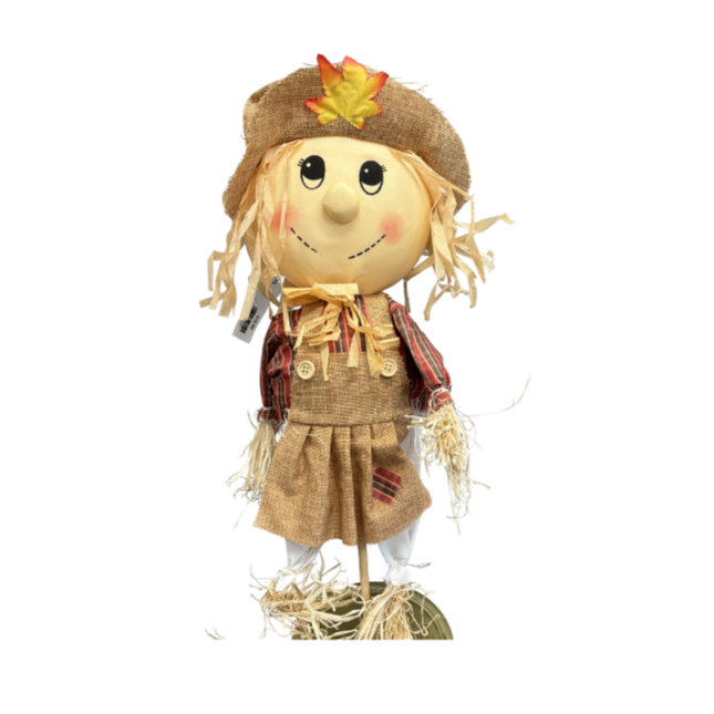 Mini Toddler Scarecrow on Pick (Assorted)