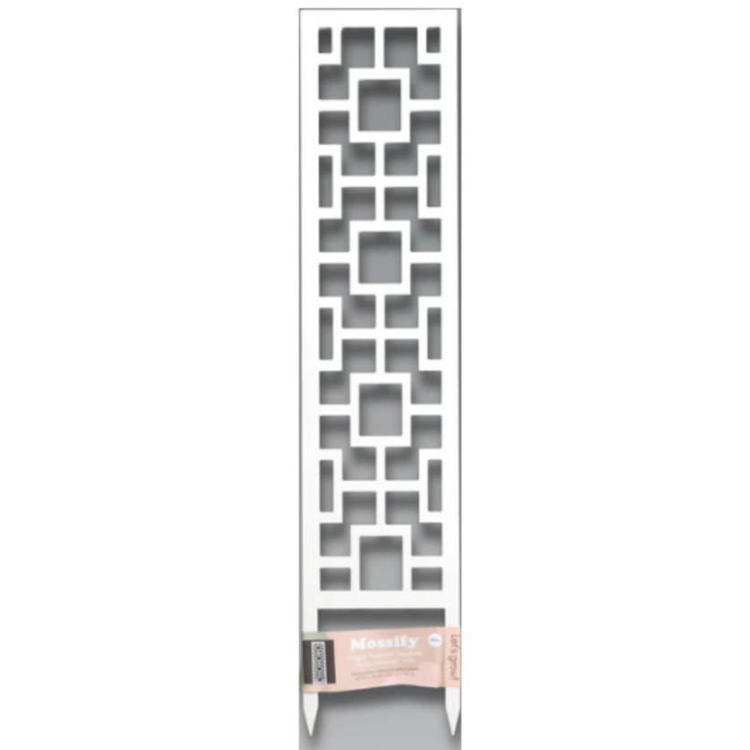 Mossify Trellis Wood Tropical Square