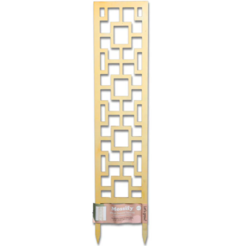 Mossify Trellis Wood Tropical Square