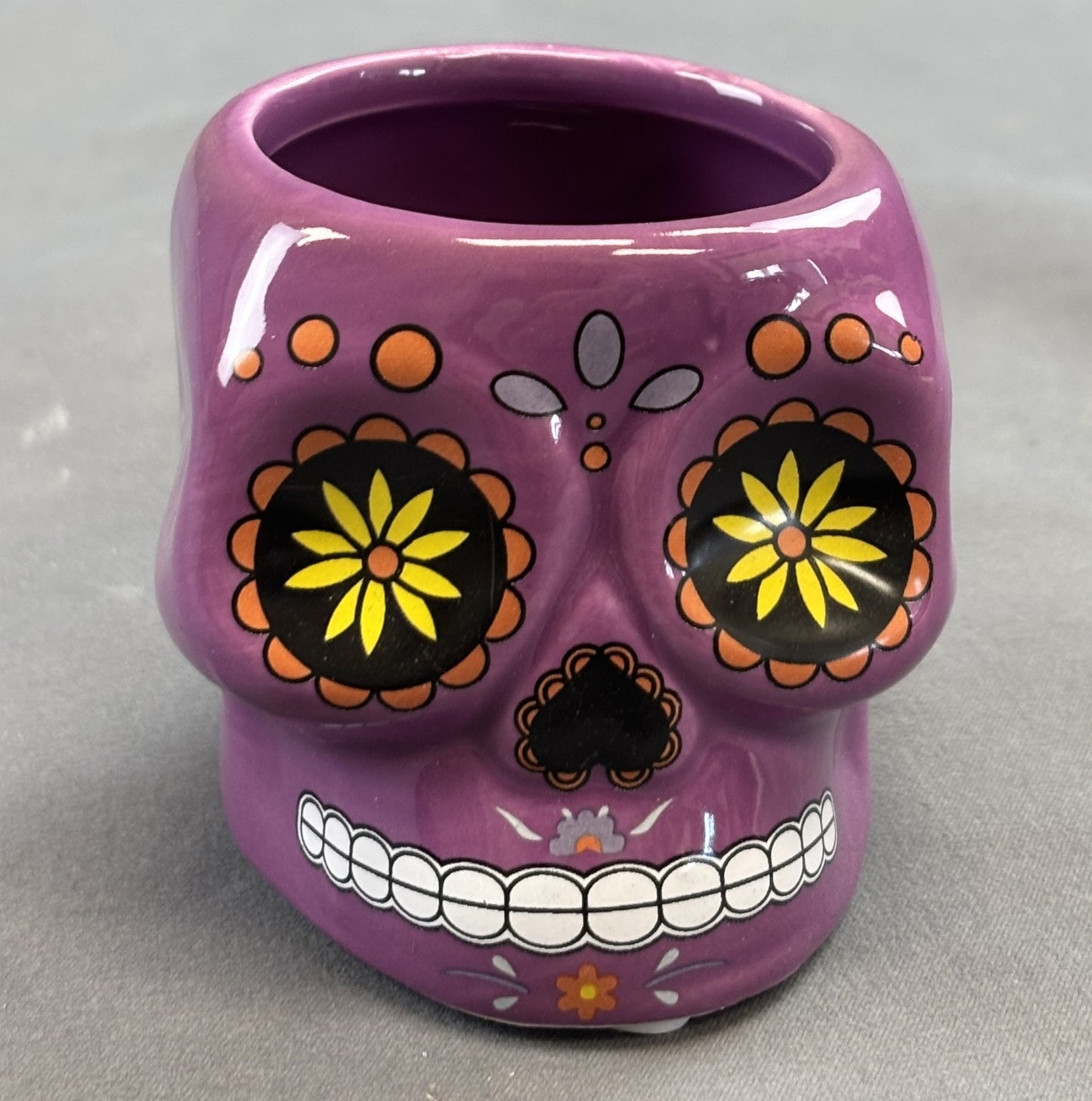 Sugar Skull Pot