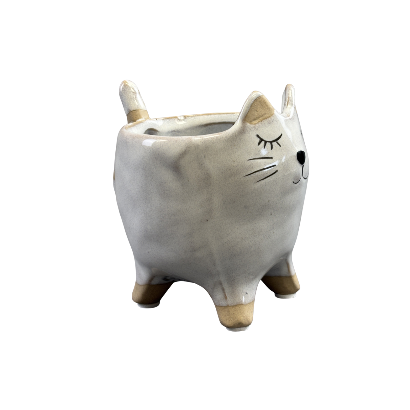 Cat with Tail Planter