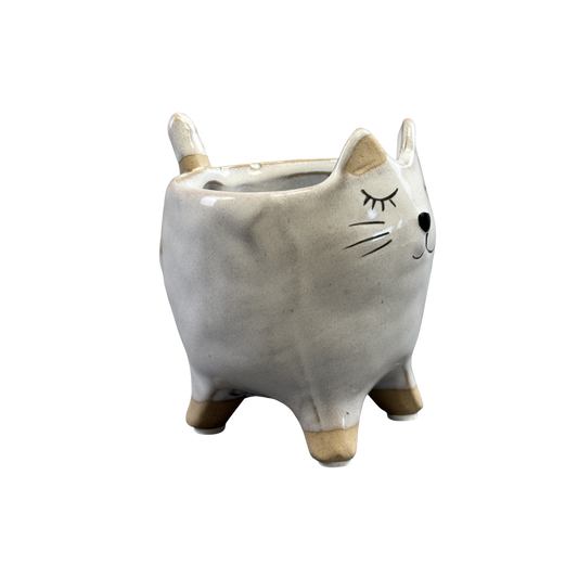 Cat with Tail Planter
