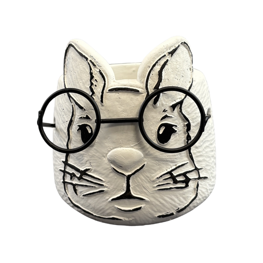 Bunny with Glasses Planter