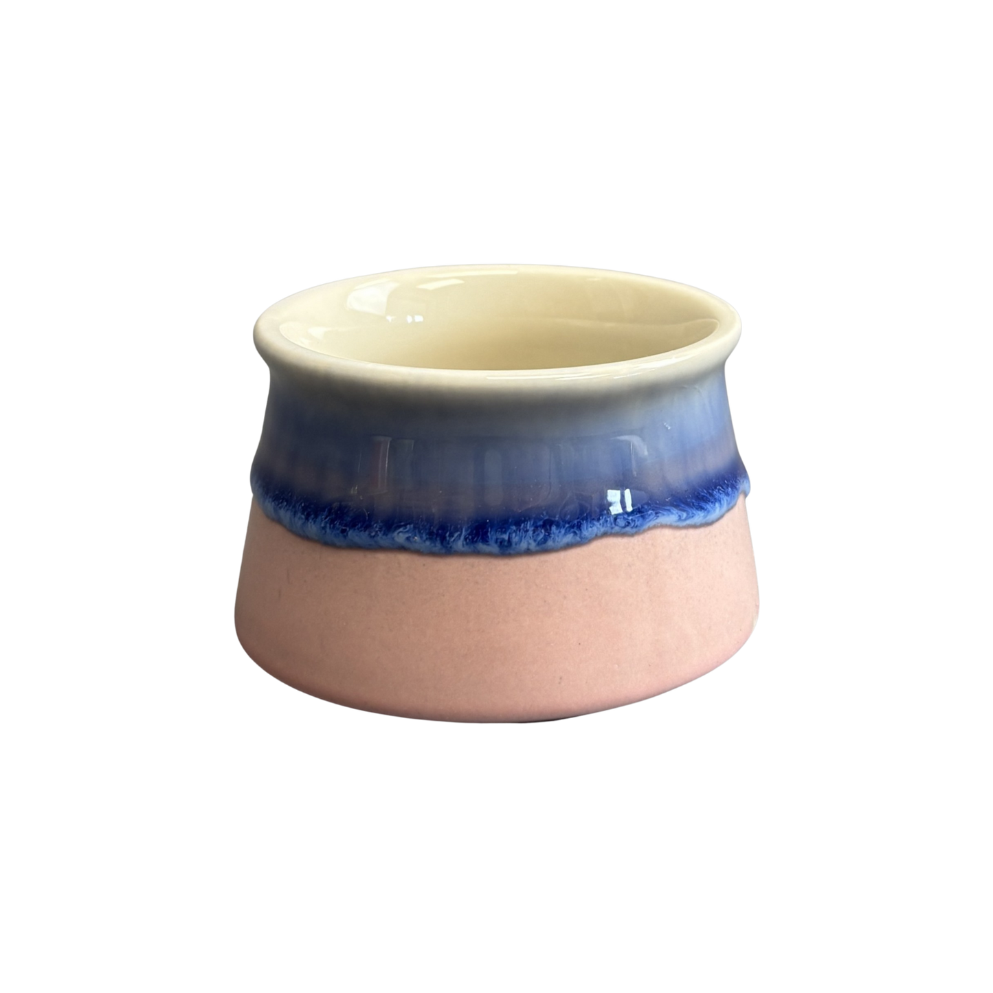 Pot Ceramic 2-Tone Assorted Colours
