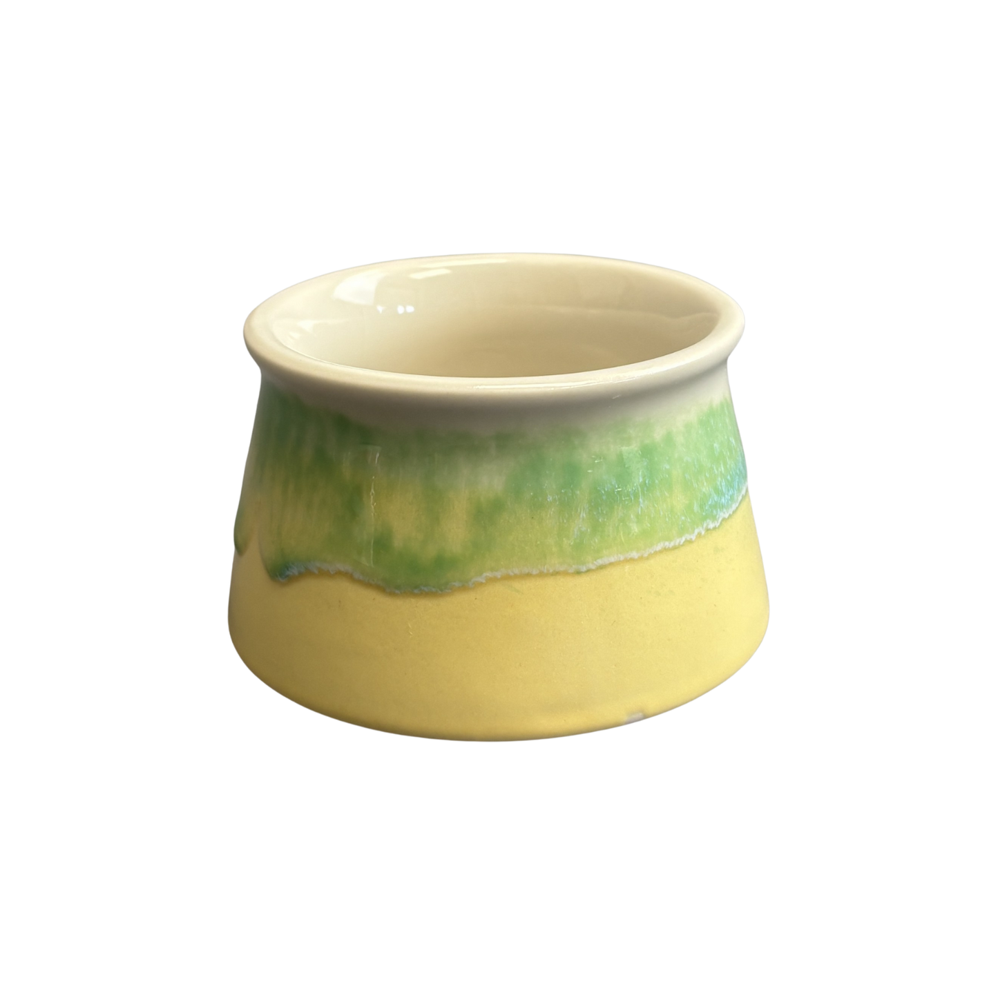 Pot Ceramic 2-Tone Assorted Colours