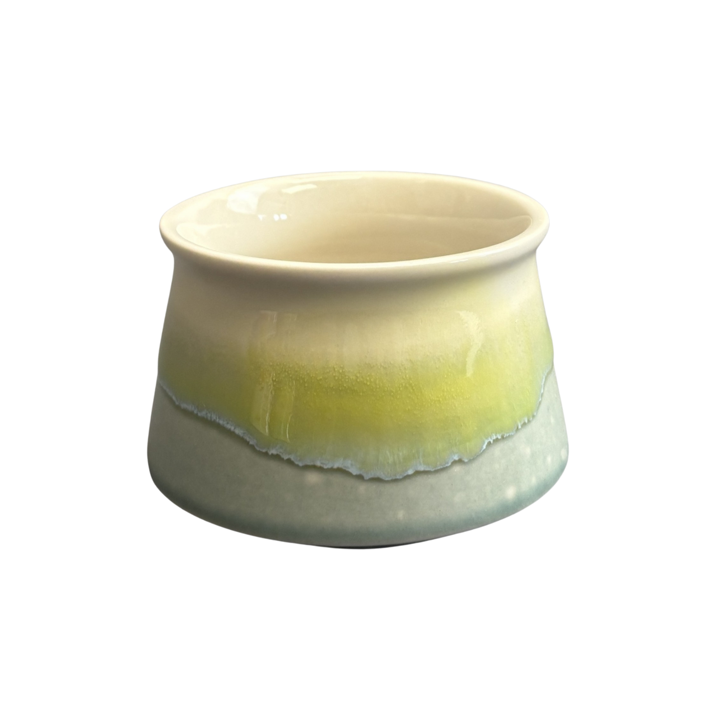 Pot Ceramic 2-Tone Assorted Colours