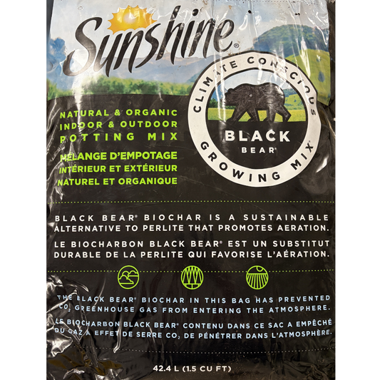 Sunshine Black Bear Indoor and Outdoor Potting Mix