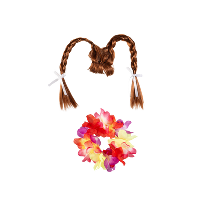 Giddy Accessory 'Braids & Lei'