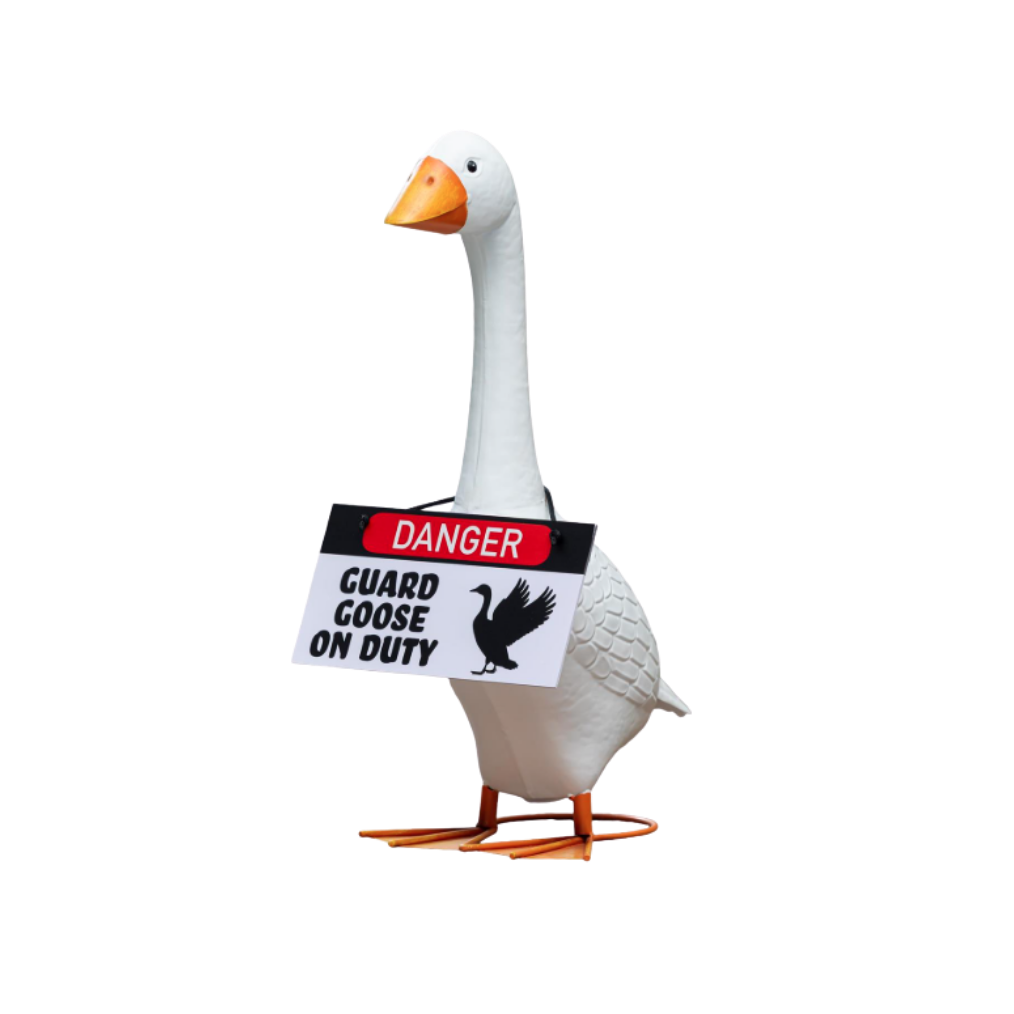 Giddy Accessory Sign 'Guard Goose'
