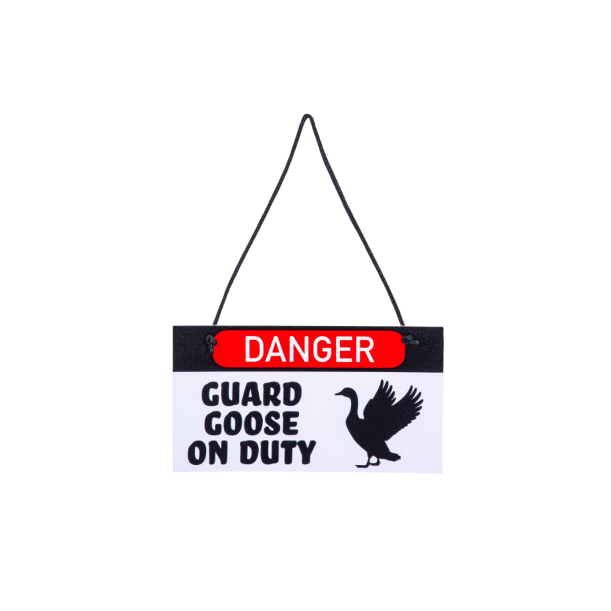 Giddy Accessory Sign 'Guard Goose'