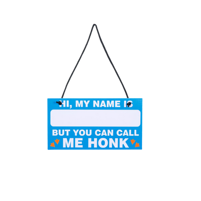 Giddy Accessory Sign 'My Name Is'