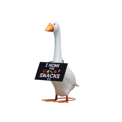 Giddy Accessory Sign 'I Honk for Snacks'