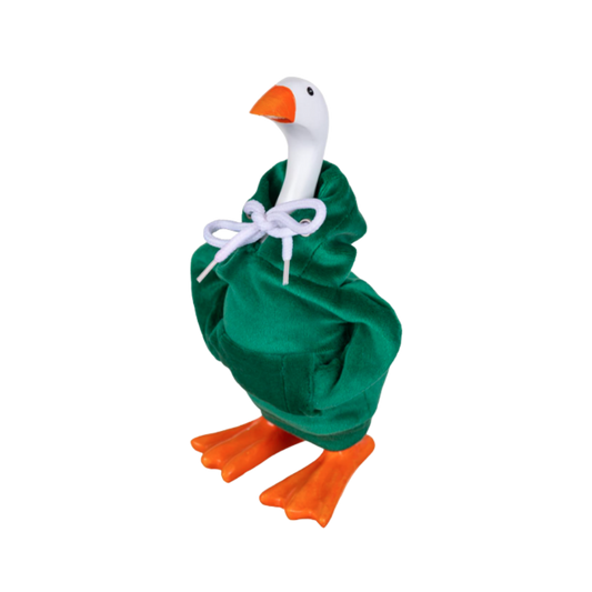 Gordy Accessory 'Green Hoodie' Desk Goose